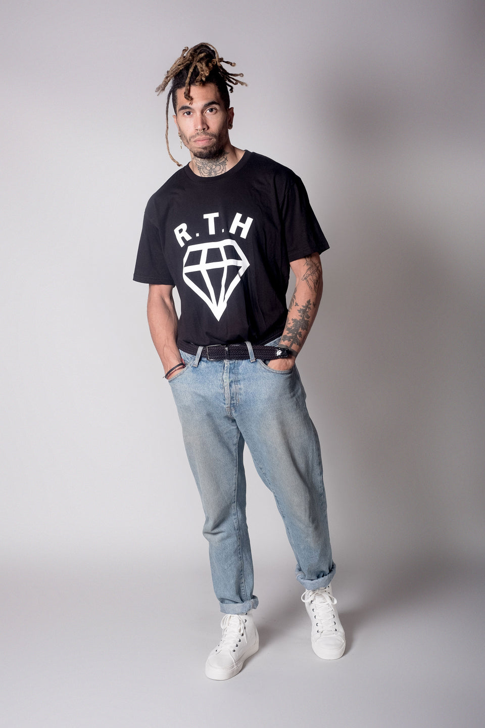 RTH Diamond Logo T-shirt - Black