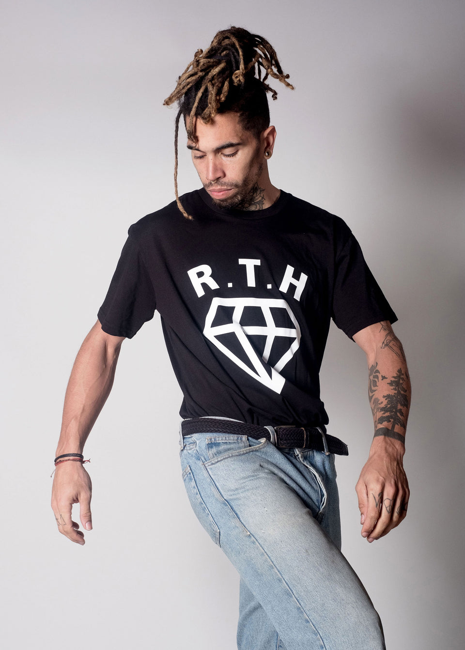RTH Diamond Logo T-shirt - Black
