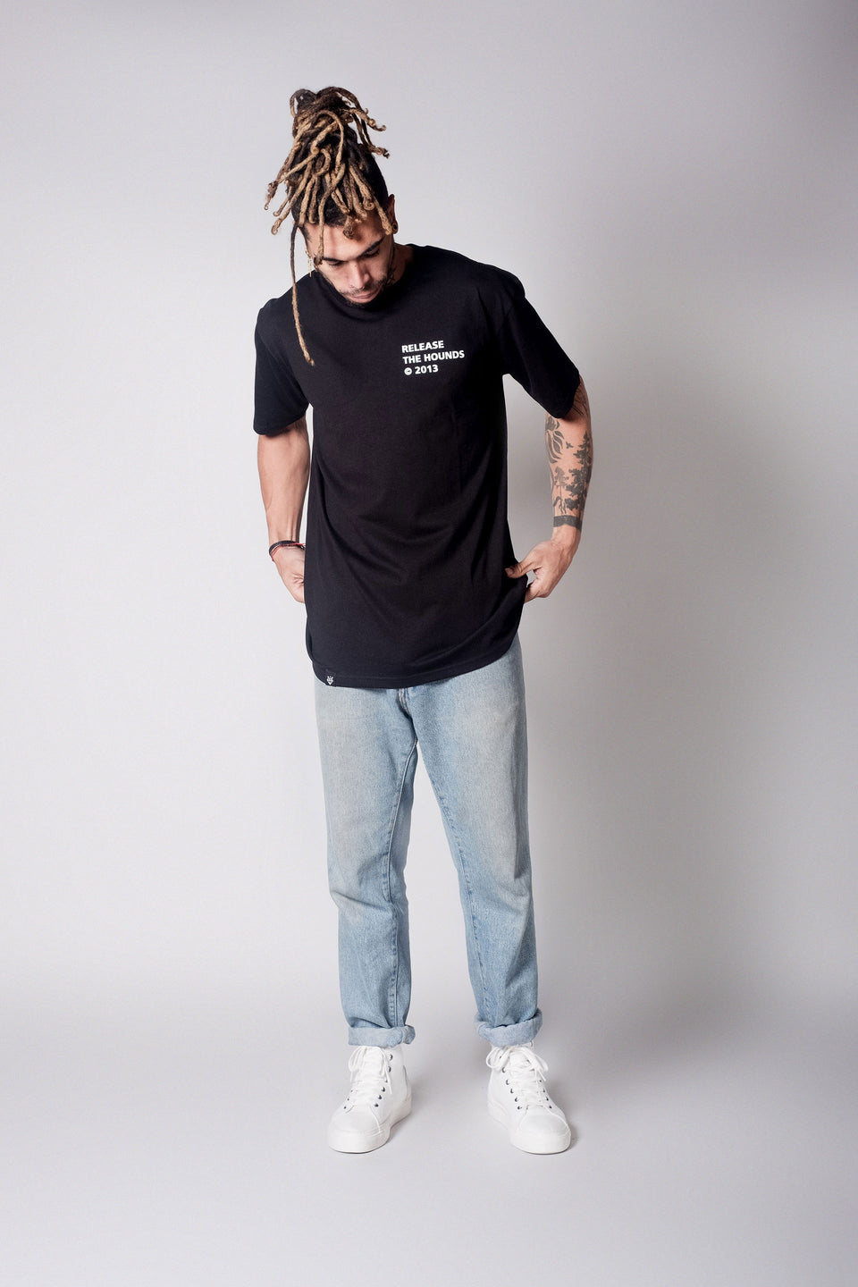 Release The Hounds 'Copyright' T-shirt - Black