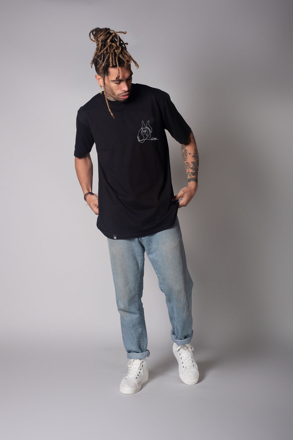 RTH 'Hound' T-shirt - Black