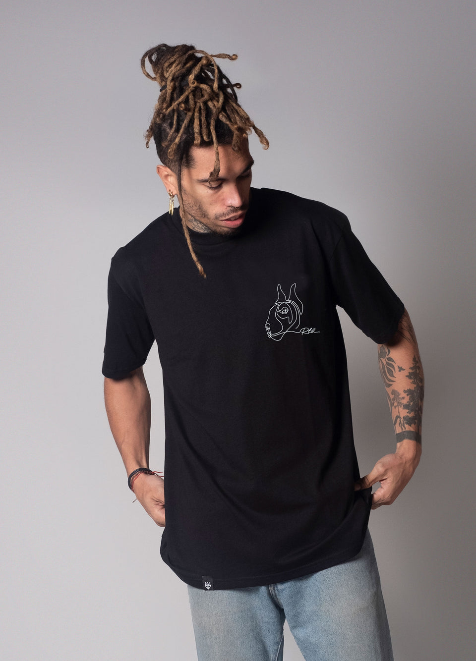 RTH 'Hound' T-shirt - Black