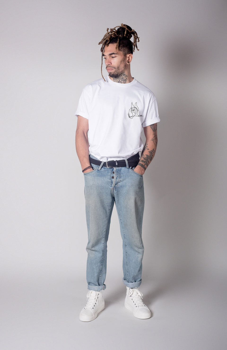 RTH 'Hound' T-shirt - White