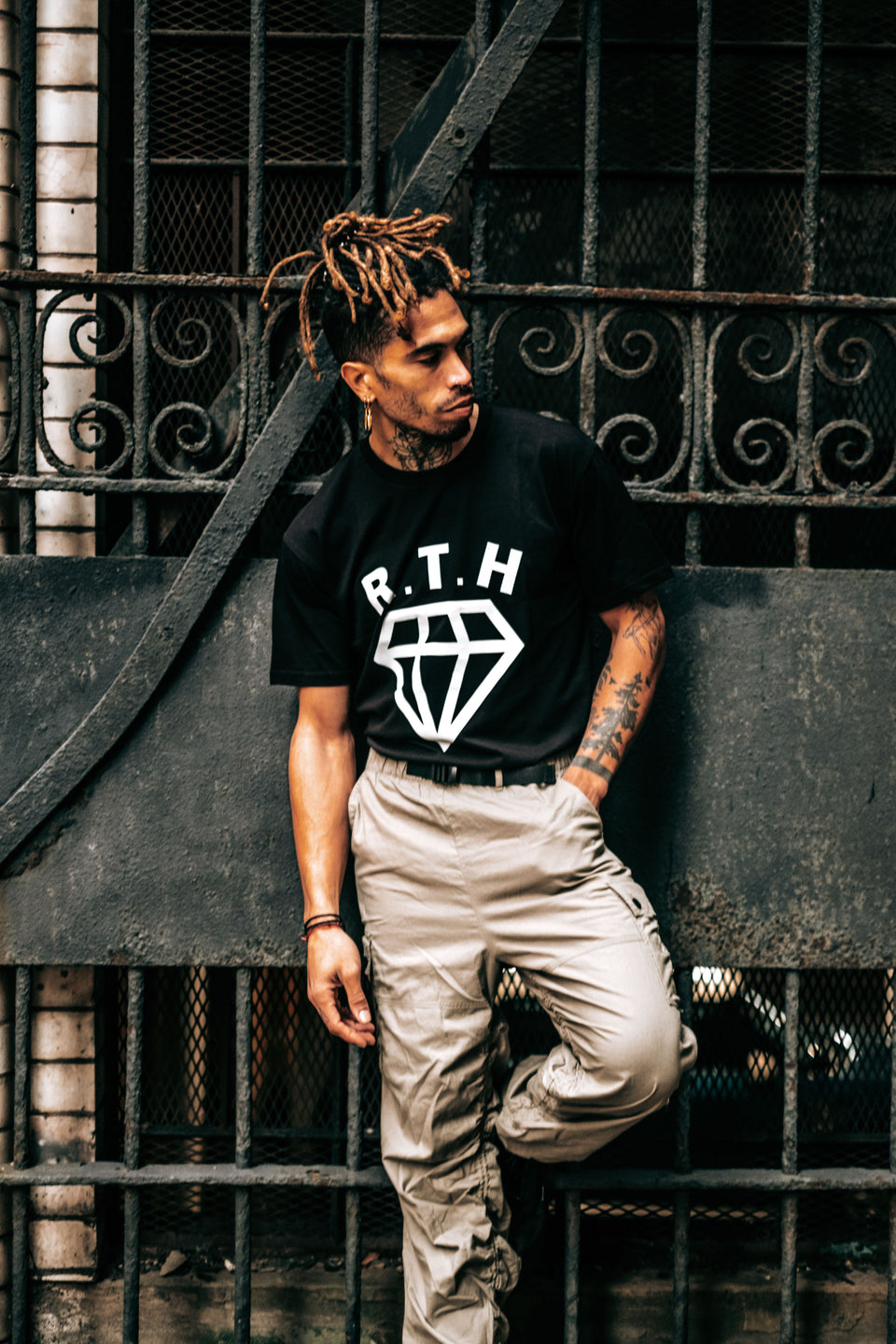 RTH Diamond Logo T-shirt - Black